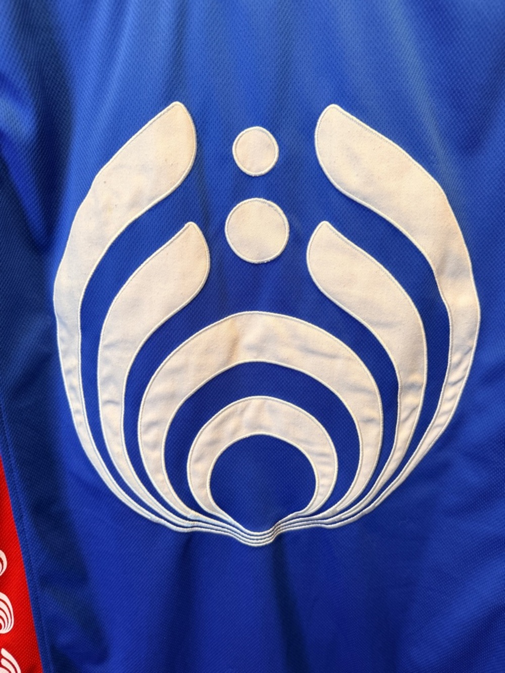 Bassnectar Jersey Adult Size XL Blue Red Music Techno 808 Dance EDM Embroidered - Picture 2 of 9